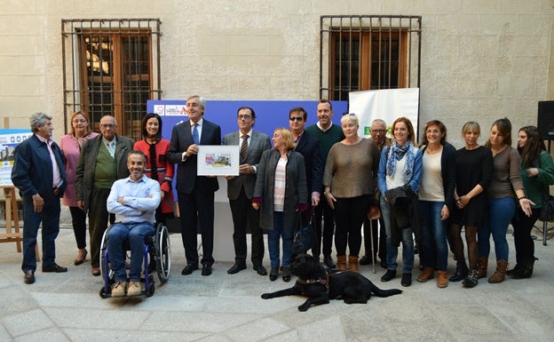 La ONCE dedica un cupón a Ávila por su Premio Reina Letizia de Accesibilidad 2016