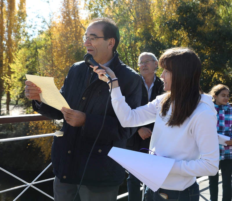 Alumnos del Jorge Manrique dedican un homenaje al Río Carrión