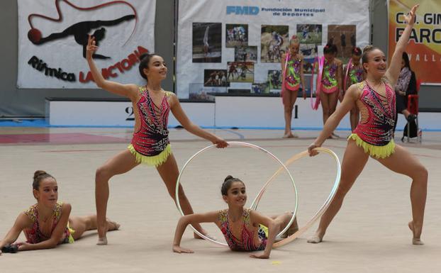 Pisuerga acoge el Torneo Ciudad de Valladolid de gimnasia rítmica