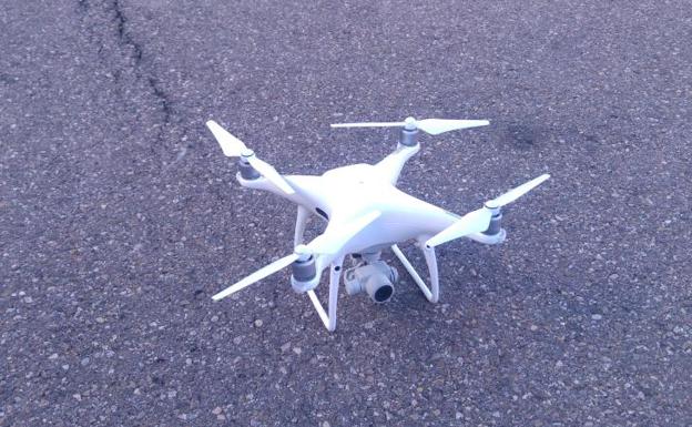 Un dron ayudará a los bomberos de Palencia a sofocar fuegos