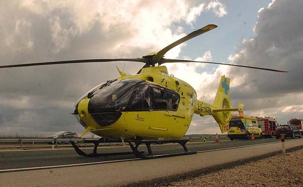 Herido un hombre al ser atropellado por una máquina en Vadillo de la Guareña