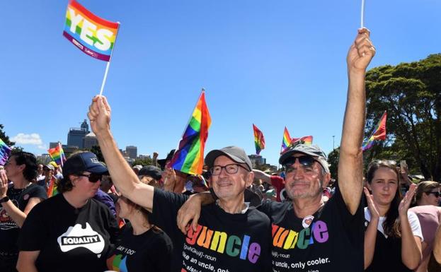 Los australianos dicen 'sí' al matrimonio homosexual con un 61,6% de los votos