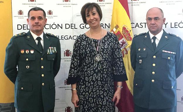 El comandante Jesús García Aller toma posesión en la Comandancia de la Guardia Civil de Segovia