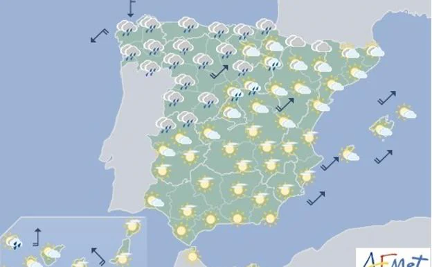 Ponferrada, el municipio de Castilla y León donde más ha llovido hoy