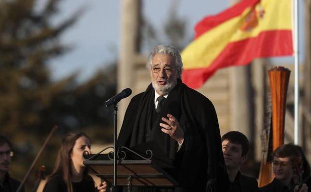 Plácido Domingo homenajea a los héroes de Numancia en el 2.150 aniversario de la caída de la ciudad celtíbera