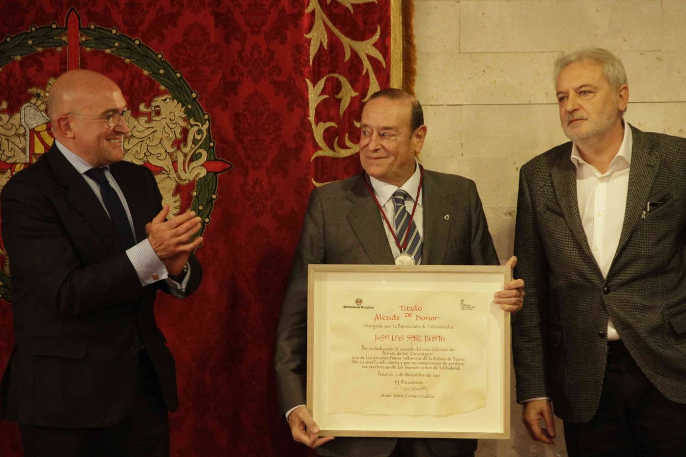 José Luis Bonet, Ruth Beitia y José Luis Sanz Bustos, nuevos Alcaides de Honor del Museo Provincial del Vino 2017
