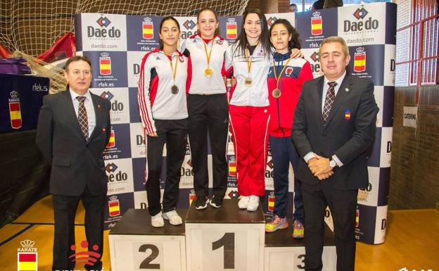 Cuatro bronces para el Budokan en el Nacional