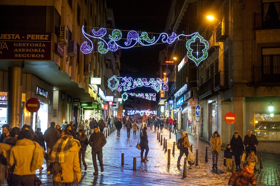 Encendido de la iluminación navideña de Segovia