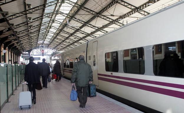 La estación de Valladolid congrega al año a 1,7 millones de viajeros de alta velocidad