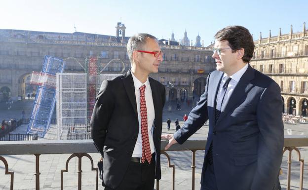 El rector y el alcalde estrechan lazos para impulsar el VIII Centenario