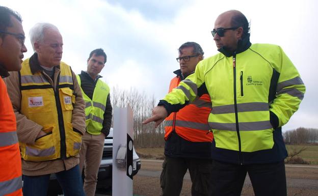 La Junta instala disuasorios contra animales en la CL-615