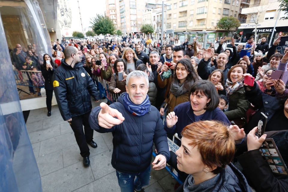 Sergio Dalma firma discos en Salamanca