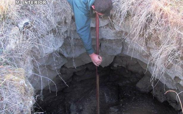 Rescatada una jabalina que llevaba dos días dentro de un pozo