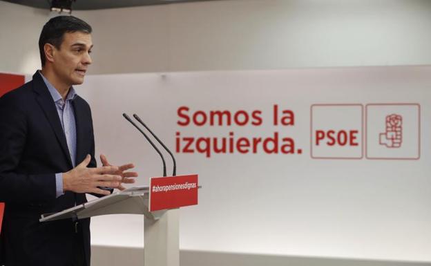 Sánchez pide aglutinar el voto de la izquierda en el Psoe