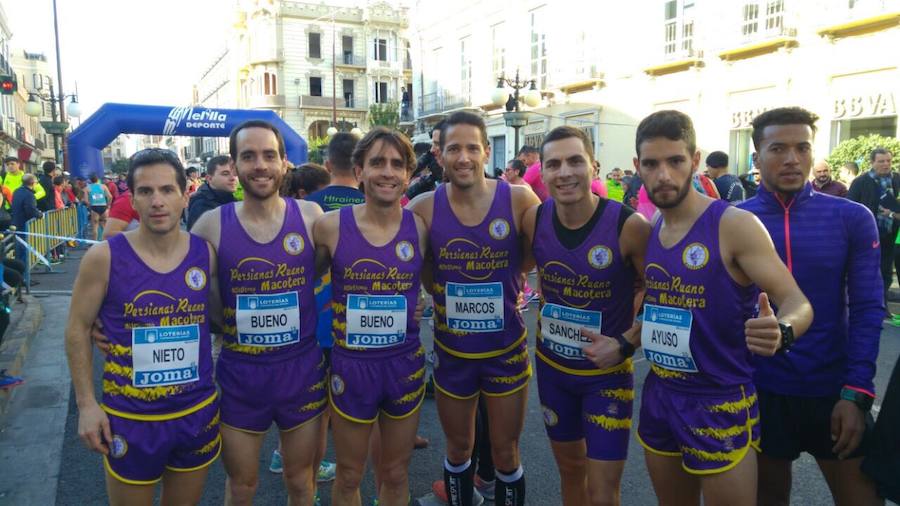 Un gran Atletismo Macotera se queda a 16 segundos del bronce en el Nacional