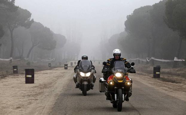 Tres motoristas heridos en otras tantas caídas durante la tarde en Castilla y León