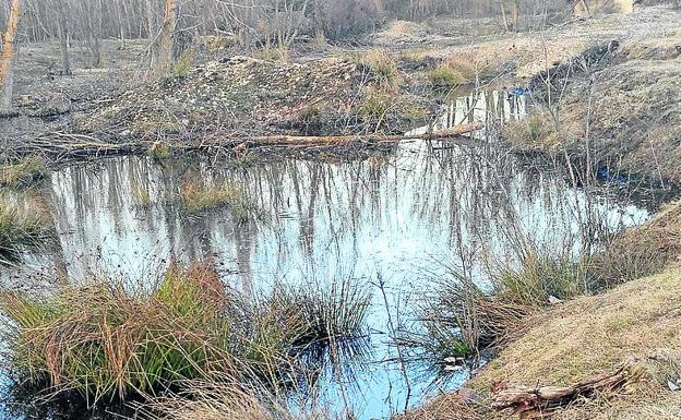 Las filtraciones en el terreno de la futura planta de Aldeanueva agravan la preocupación vecinal