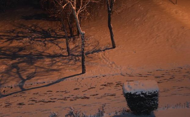 Decretado el nivel rojo por nieve en varias carreteras del norte de Palencia