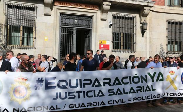 Los agentes de Policía y Guardia Civil saldrán a la calle en León para exigir la equiparación salarial con Mossos y Ertzaintza