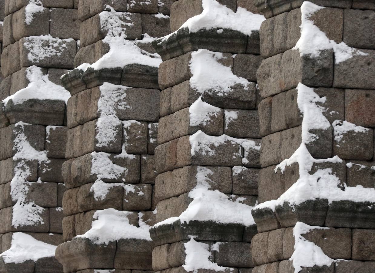 Jornada de intenso frío en Segovia