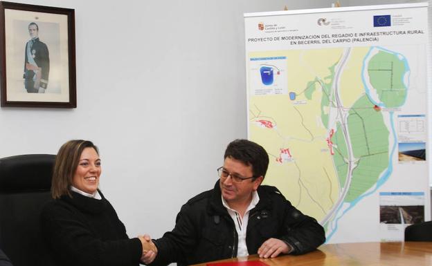 Becerril del Carpio modernizará 207 hectáreas de regadío con una inversión de 3,5 millones