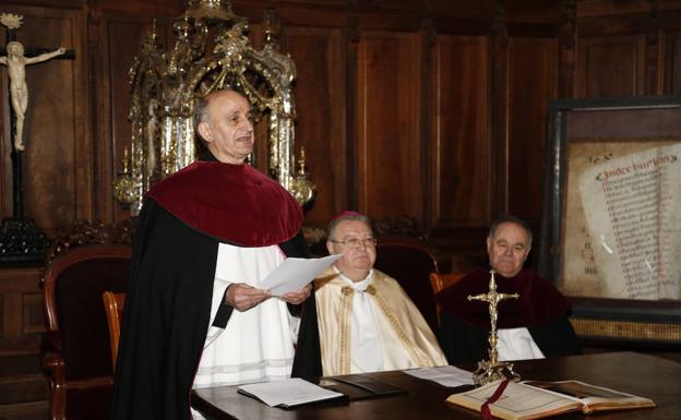 Toma de posesión del deán de la catedral de Palencia