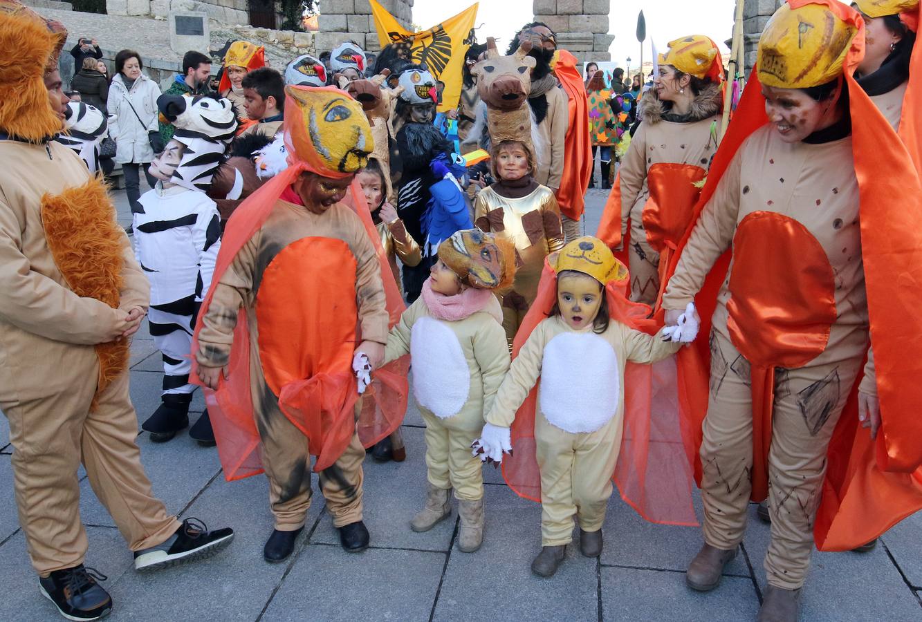 Desfile infantil del lunes de carnaval en Segovia