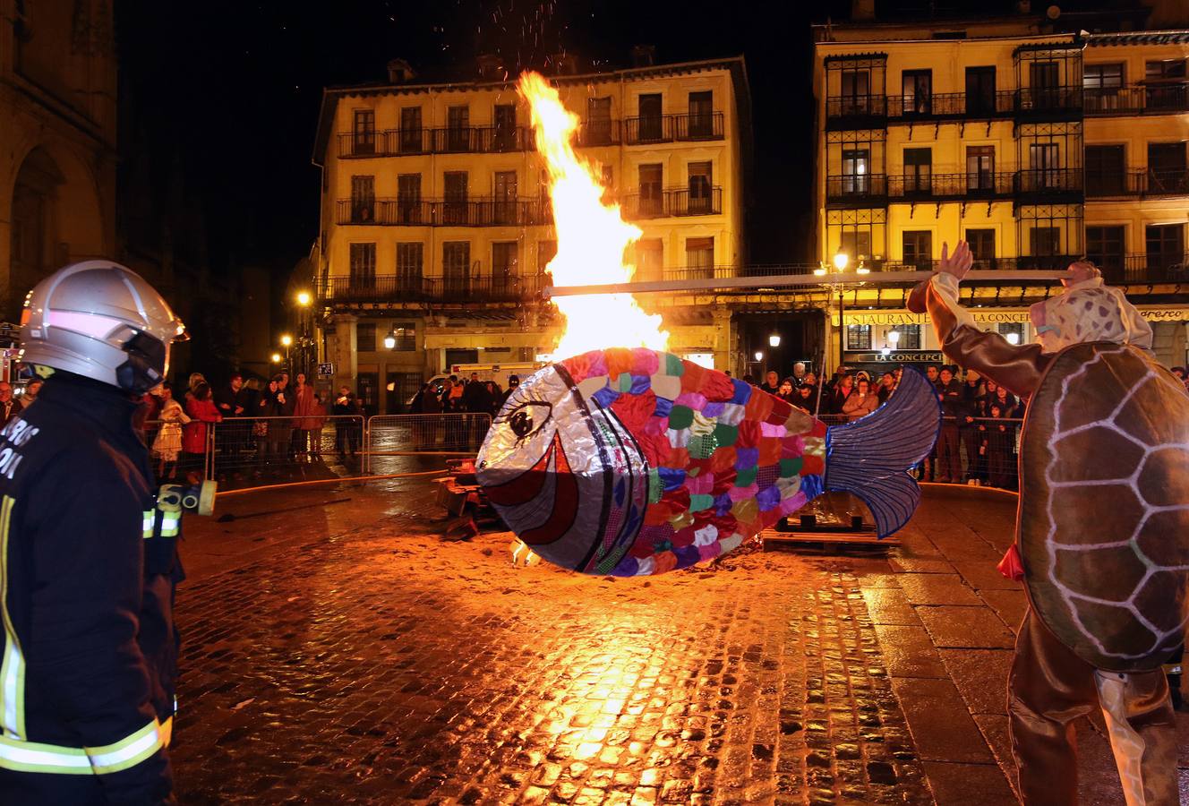 Segovia despide el carnaval con el tradicional entierro de la sardina