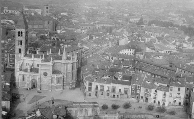 Descubre cómo se veía Valladolid desde el cielo en 1945