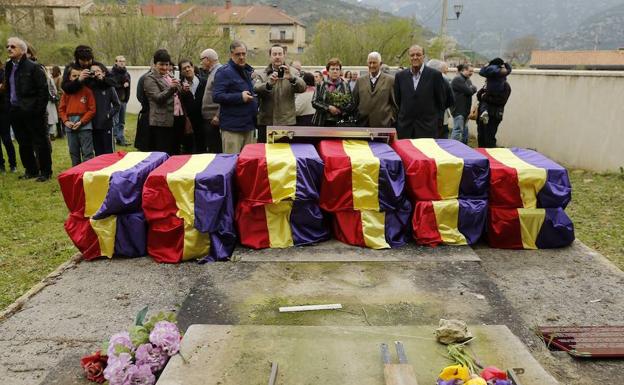 Se retoman las identificaciones de los cuerpos de represaliados recuperados en Valdenoceda