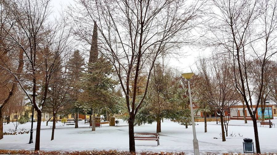 Nieve en Baltanás