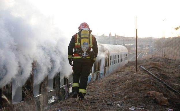 Los bomberos hicieron 1.606 intervenciones y sofocaron 491 incendios durante 2017
