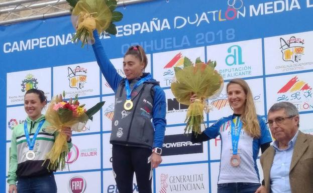 Helena Herrero, campeona de España de duatlón de media distancia