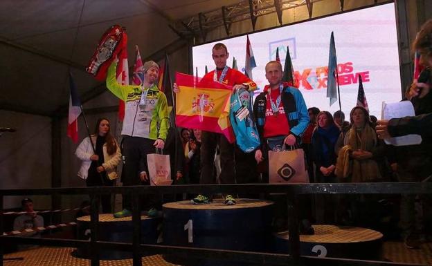 David López Castán brilla en el mundial de raquetas de nieve