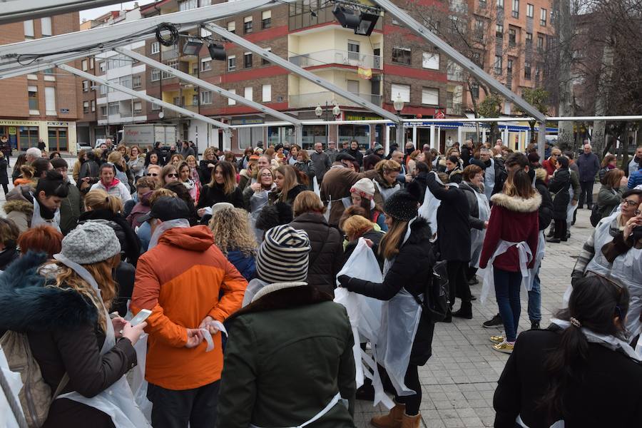 Concentración en Guardo en la jornada del 8-M