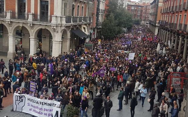 Así hemos emitido en vídeo la manifestación de las mujeres en Valladolid