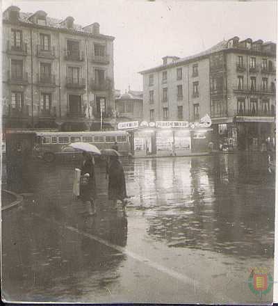 Días de lluvia en el Valladolid antiguo