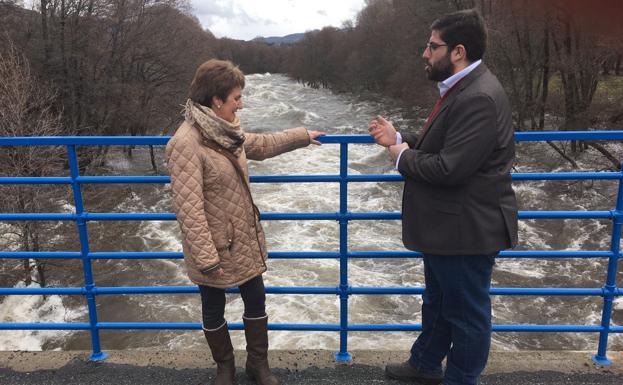 Lluvias y deshielo provocan inundaciones y desprendimiento en Ávila y provincia