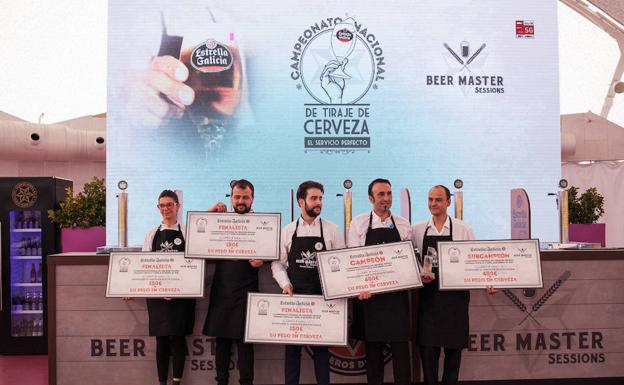 Finalistas del Campeonato Nacional de Tiraje de Cerveza 2018.