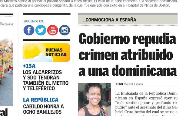 La detención de Ana Julia Quezada, en la prensa dominicana