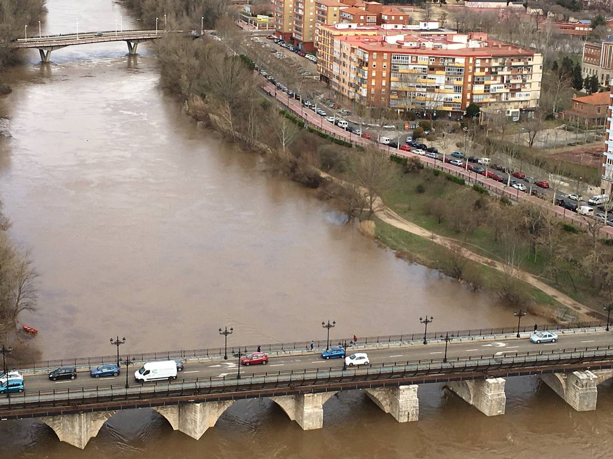 El Pisuerga duplica su caudal