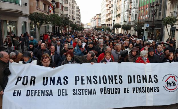 Más de 4.000 burgaleses reclaman unas pensiones dignas