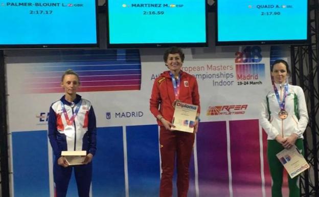 Mayte Martínez, campeona de Europa Máster de 800 metros