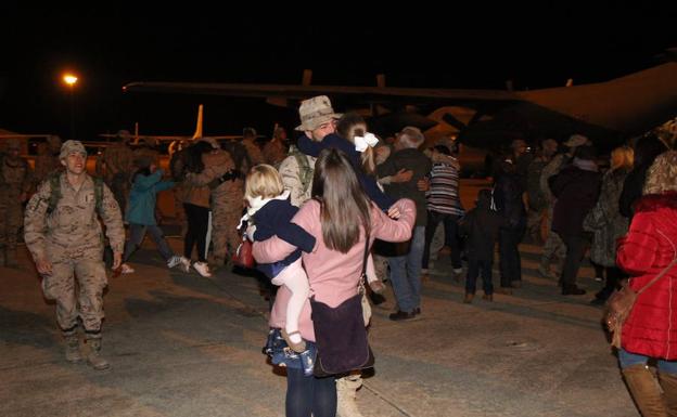 Los ingenieros militares regresan a Salamanca desde Irak
