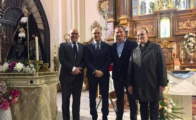 Ruiz Medrano pregona en Carpio una Semana Santa que tilda de «expresión profunda de la vida»