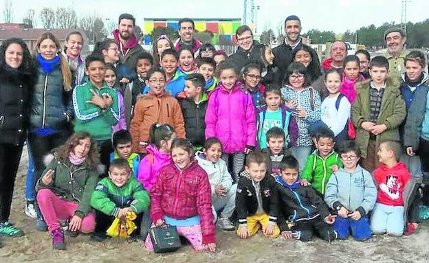 Los escolares de Sanchonuño, comprometidos con la naturaleza