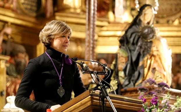 La ministra de Agricultura pregona la Semana Santa de Rioseco