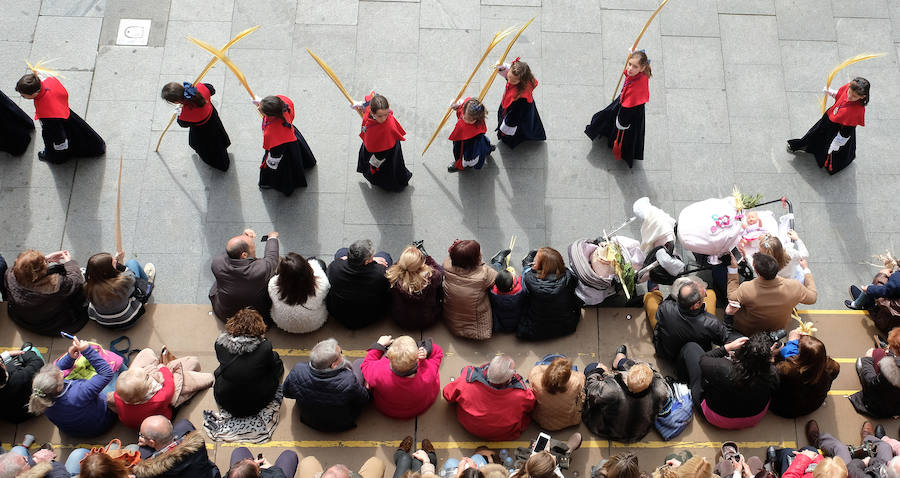 Procesión de 'La borriquilla' en Valladolid