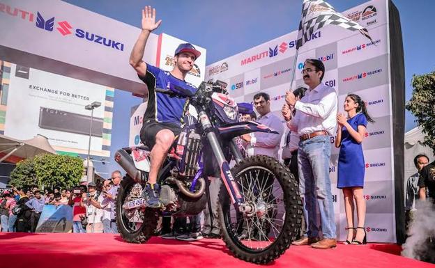 Lorenzo Santolino termina segundo en la ‘Desert Storm’ de la India