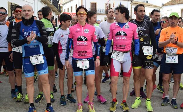 Antonio Cerezo y Sonia Sánchez se imponen en el III Duatlón Cross de Lumbrales